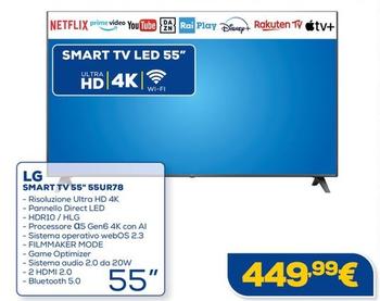 Offerta per Lg - Smart Tv 55" 55UR78 a 449,99€ in Euronics