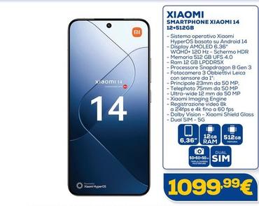 Offerta per Xiaomi - Smartphone 14 12+512Gb a 1099,99€ in Euronics