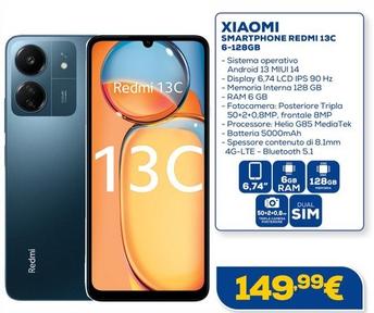Offerta per Xiaomi - Smartphone Redmi 13C 6 128Gb a 149,99€ in Euronics