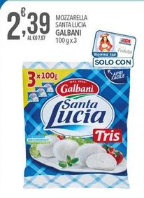 Offerta per Galbani - Mozzarella Santa Lucia a 2,39€ in Iper Nonna Isa