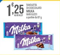 Offerta per Milka - Tavoletta Di Cioccolato a 1,25€ in Iper Nonna Isa