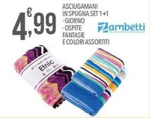 Offerta per Zambetti - Asciugamani In Spugna Set 1+1 a 4,99€ in Iper Nonna Isa