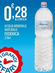 Offerta per Federica - Acqua Minerale Naturale a 0,28€ in Iper Nonna Isa
