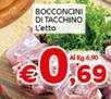 Offerta per Bocconcini Di Tacchino a 0,69€ in Crai