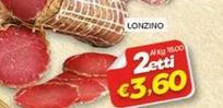 Offerta per Lonzino a 3,6€ in Crai