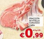 Offerta per Fracosta Di Vitella Con Osso a 0,99€ in Crai