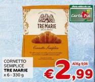 Offerta per Tre Marie - Cornetto Semplice a 2,99€ in Crai