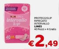 Offerta per Lines - Proteggislip Ripiegato Intervallo a 2,49€ in Crai