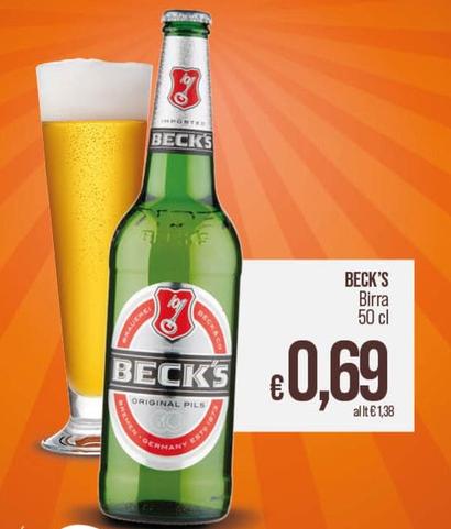 Offerta per Becks - Birra a 0,69€ in Ipercoop