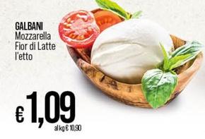 Offerta per Galbani - Mozzarella Fior Di Latte a 1,09€ in Ipercoop