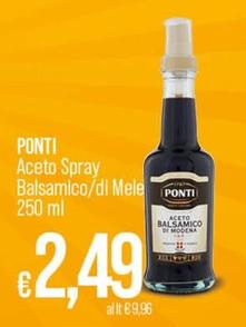 Offerta per Ponti - Aceto Spray Balsamico a 2,49€ in Ipercoop