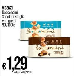 Offerta per Vicenzi - Bocconcini Snack Di Sfoglia a 1,29€ in Ipercoop