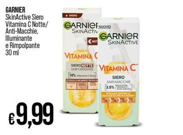 Offerta per Garnier - Skinactive Siero Vitamina C Notte a 9,99€ in Ipercoop