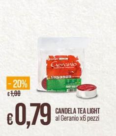 Offerta per Candela Tea Light a 0,79€ in Ipercoop