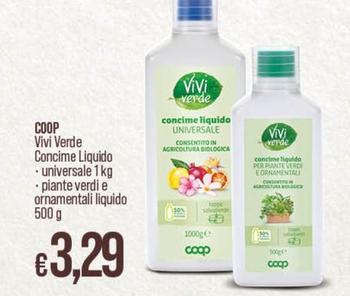 Offerta per  Coop - Vivi Verde Concime Liquido  a 3,29€ in Ipercoop