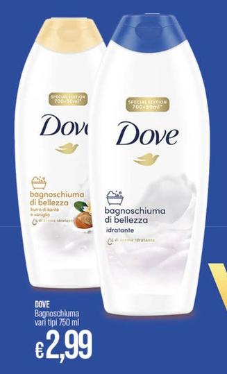 Offerta per Dove - Bagnoschiuma a 2,99€ in Ipercoop