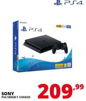 Offerta per Sony - Ps4 500Gb F Chassis a 209,99€ in Comet