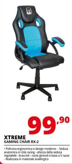 Offerta per Xtreme - Gaming Chair RX-2 a 99,9€ in Comet