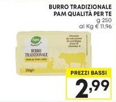 Offerta per Pam - Burro Tradizionale Qualità Per Te a 2,99€ in Pam