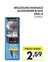 Offerta per Oral B - Spazzolino Manuale Allrounder Black a 2,59€ in Pam
