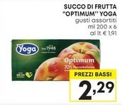 Offerta per Yoga - Succo Di Frutta "Optimum" a 2,29€ in Pam