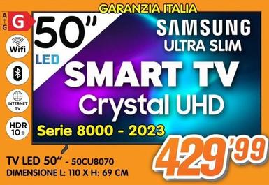 Offerta per Samsung - Tv Led 50"-50CU8070 a 429,99€ in Golino Service