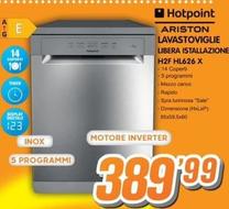 Offerta per Hotpoint - Lavastoviglie Libera Istallazione H2F Hl626 X a 389,99€ in Golino Service