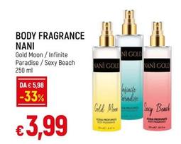 Offerta per Nani Gold - Body Fragrance a 3,99€ in Famila Superstore