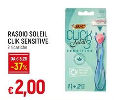 Offerta per Bic - Rasoio Soleil Clik Sensitive a 2€ in Famila Superstore