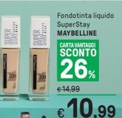 Offerta per Maybelline - Fondotinta Liquido Superstay a 10,99€ in Iper La grande i