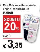 Offerta per Manon - Mini Calzino O Salvapiede Donna a 3,35€ in Iper La grande i