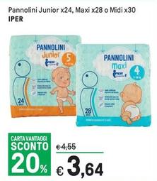 Offerta per  Iper - Pannolini Junior X24 a 3,64€ in Iper La grande i