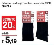 Offerta per Pompea - Calza Corta O Lunga Function Uomo a 5,19€ in Iper La grande i