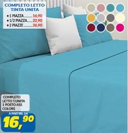 Offerta per Completo Letto T.unita 1 Posto Ass Colors a 16,9€ in Risparmio Casa