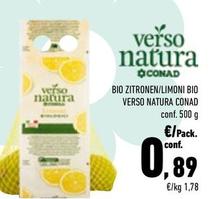 Offerta per Verso Natura Conad - Limoni Bio a 0,89€ in Conad City