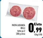 Offerta per  Belli - Pasta Lucanica a 0,99€ in Conad City