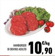 Offerta per Hamburger Di Bovino Adulto a 10,9€ in Conad City