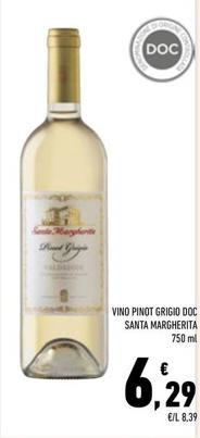 Offerta per  Santa Margherita - Vino Pinot Grigio DOC  a 6,29€ in Conad City