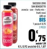 Offerta per San Benedetto - Succoso Zero a 0,75€ in Conad