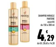 Offerta per Pantene - Shampoo Miracle a 4,29€ in Conad