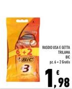 Offerta per Bic - Rasoio Usa E Getta Trilama a 1,98€ in Conad Superstore