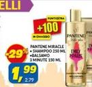 Offerta per Pantene - Miracle Shampoo / Balsamo a 1,99€ in Risparmio Casa