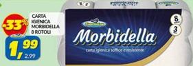 Offerta per Carta Igienica Morbidella a 1,99€ in Risparmio Casa
