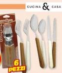 Offerta per Cucina & Casa - Set 6 Forchette Cucchiai/ Colt.Bistec. Effe Lgn Inox a 4,99€ in Risparmio Casa