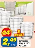 Offerta per Bicchieri Acqua a 2,49€ in Risparmio Casa