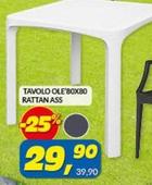 Offerta per Tavolo Ole'80x80 Rattan a 29,9€ in Risparmio Casa