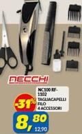Offerta per Necchi - NC100 RF-1102 Tagliacapelli Filo 4 Accessori a 8,8€ in Risparmio Casa