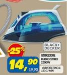 Offerta per Black & Decker - BXIR2200E Ferro Stiro 2200W a 14,9€ in Risparmio Casa