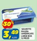 Offerta per Salviette Pulizia Umidificate Large Box a 3,49€ in Risparmio Casa