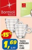 Offerta per Bormioli Rocco - Tazza Espresso Ube a 1,69€ in Risparmio Casa